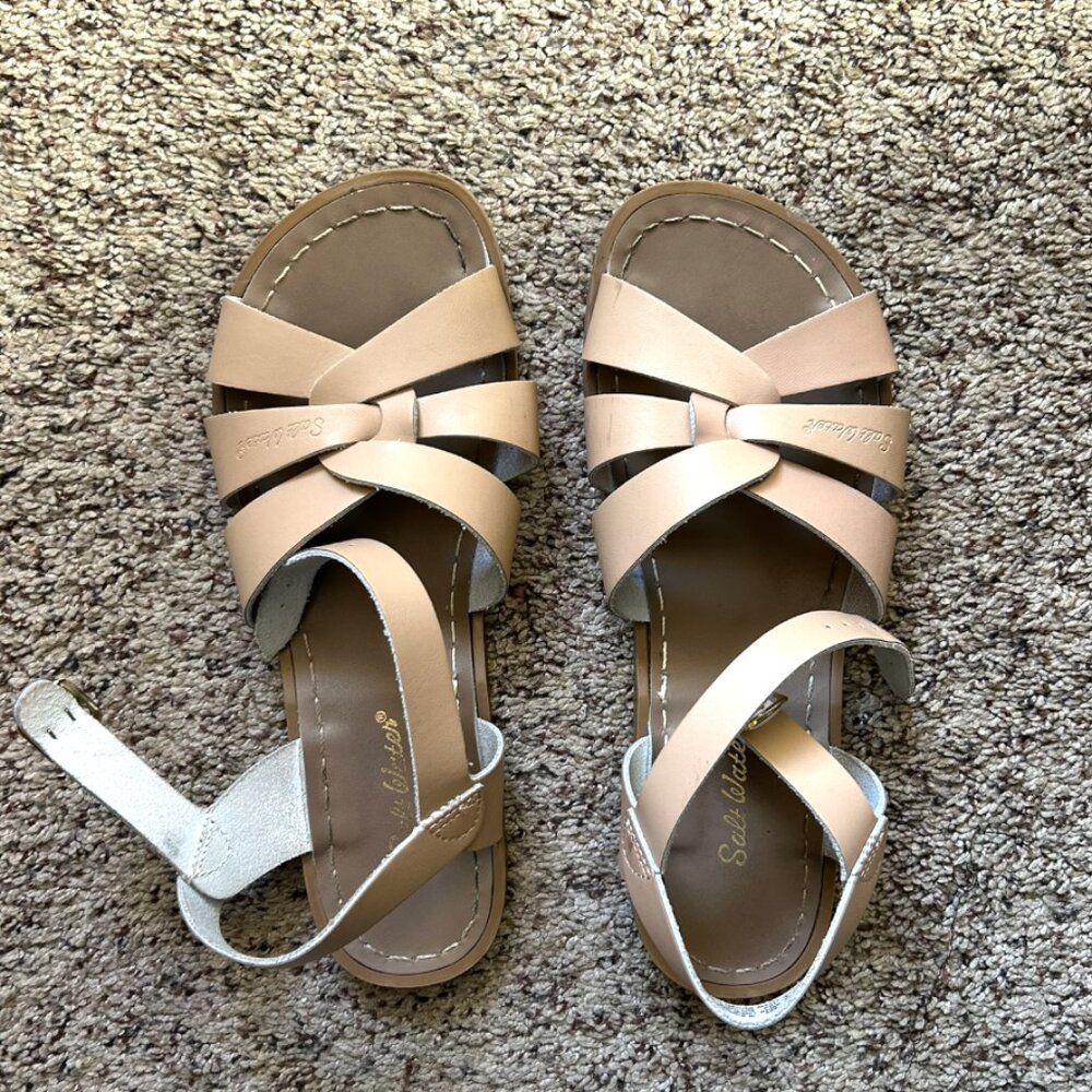Salt Water Sandals Size 10 Latte